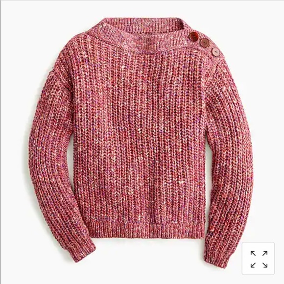 J.Crew Button-Detail Chunky Knit Pullover - Picture 2 of 10